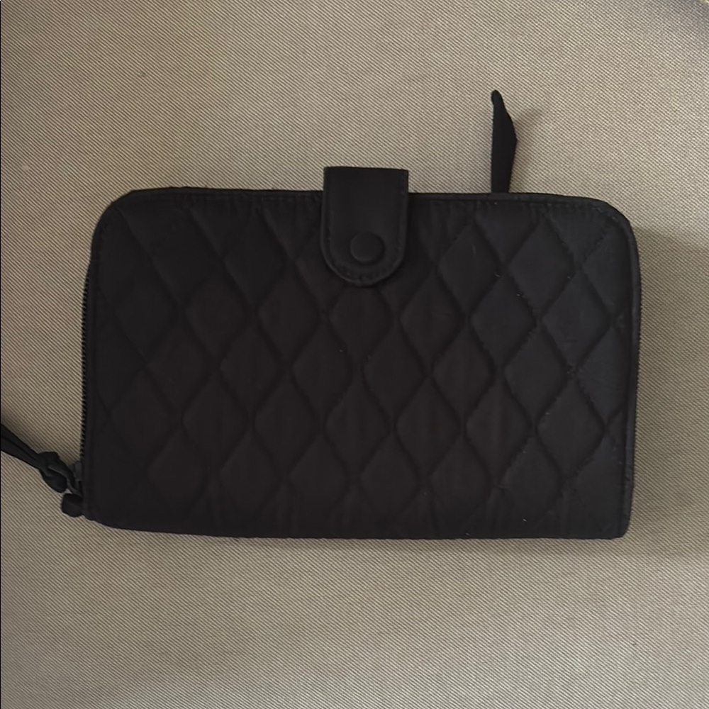 Vera Bradley Black Quilted Wallet